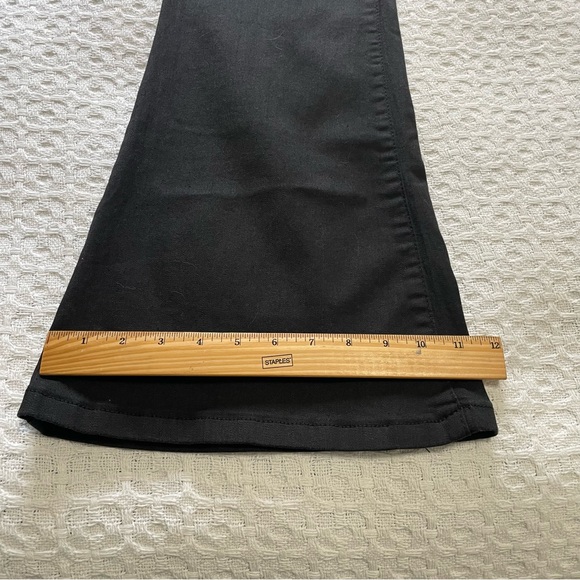 Risen Elegant Black Wide/Flare Leg Jeans Size 13- 31 ~ Casual - Picture 6 of 10